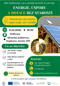 Osvětové semináře - Sedlčany, 13.11.2026